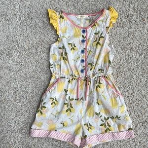 Matilda Jane Size 8 Lemonade Romper.